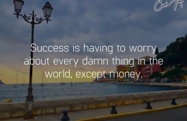 Worrying about money